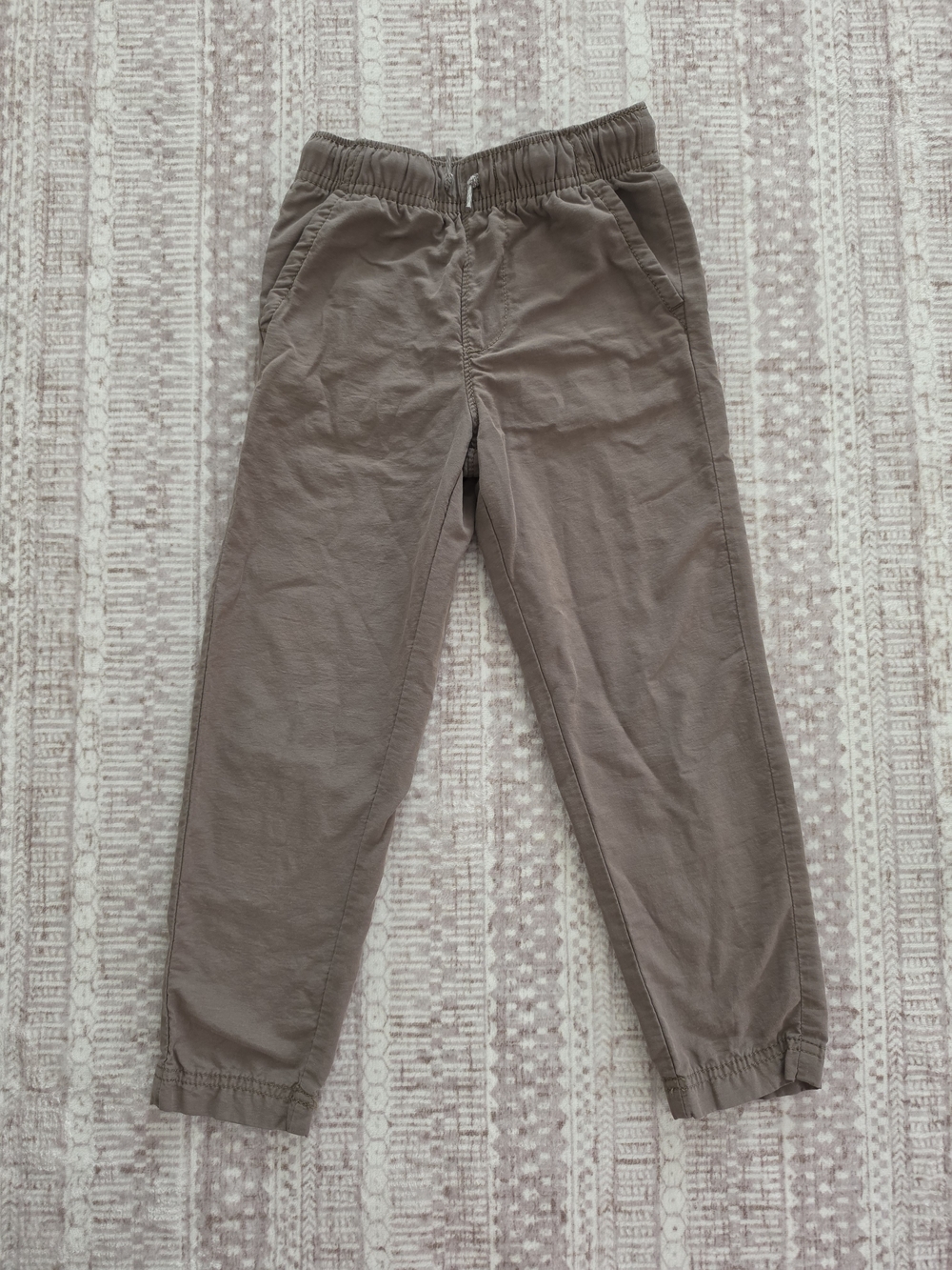 Jumping Beans Boys Brown Drawstring Casual Pants - Size 5